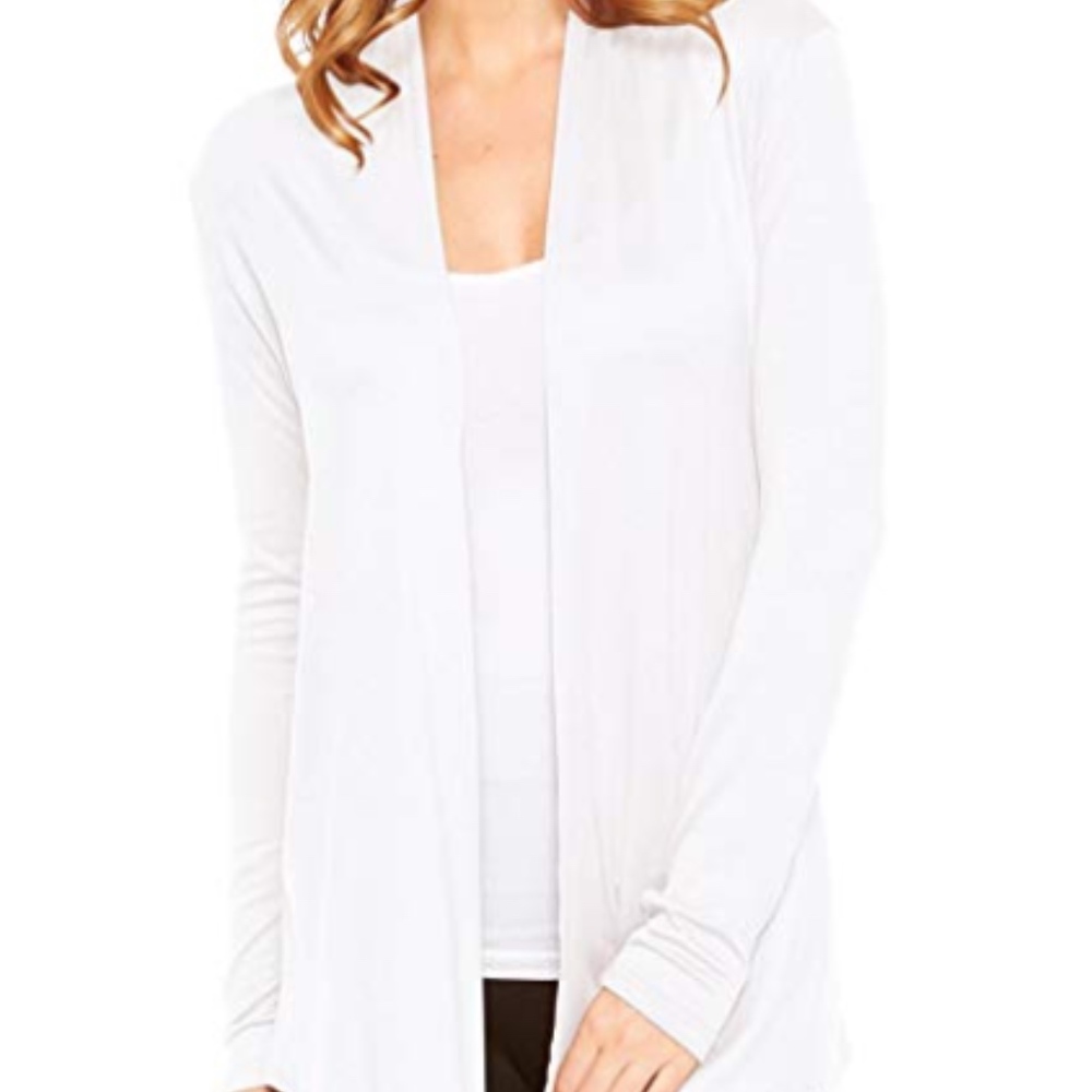 Women's Light Weight Open Front Cardigan Sweater - Picture 1 of 2